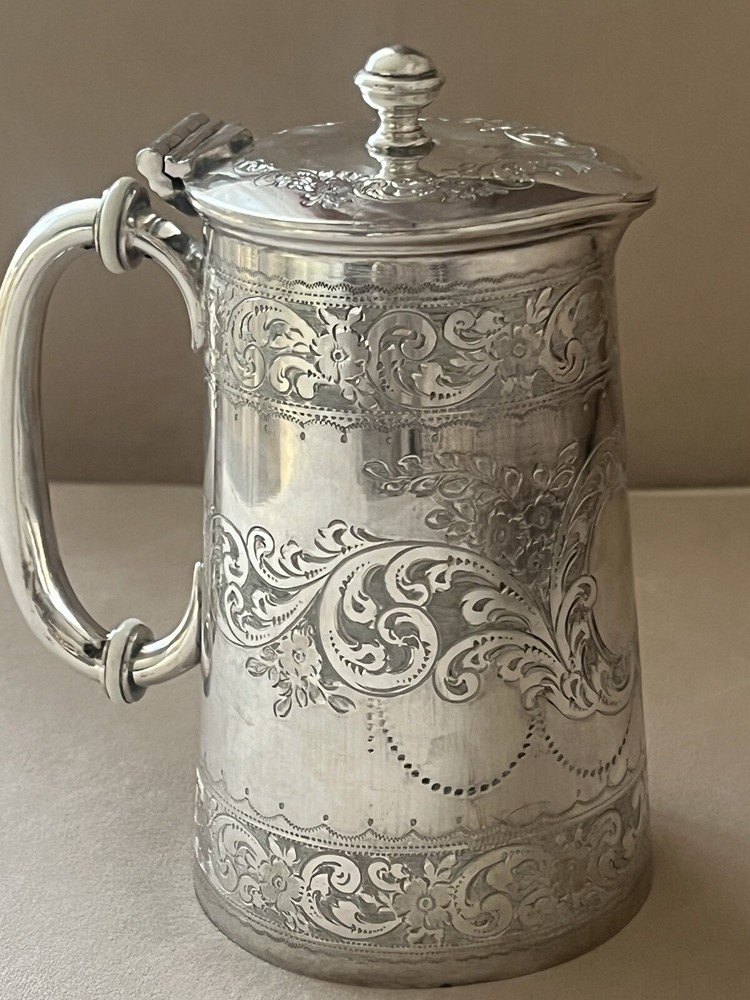 Silver Plated Jug With Lid
