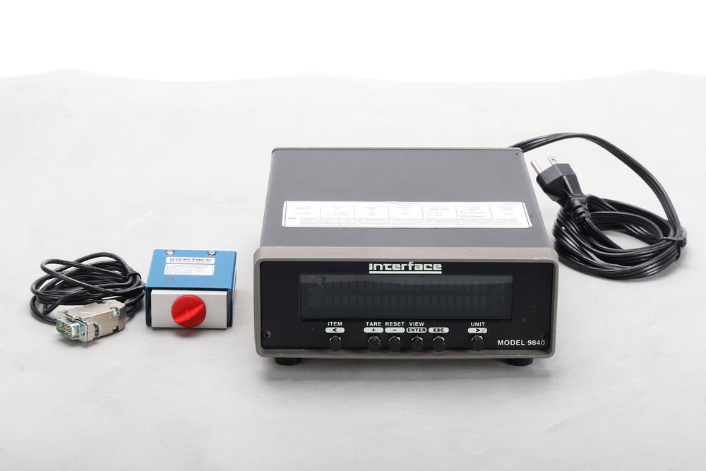 Interface 9840 Calibration Grade Multi Channel Load Cell Indicator W/ SMT2-450