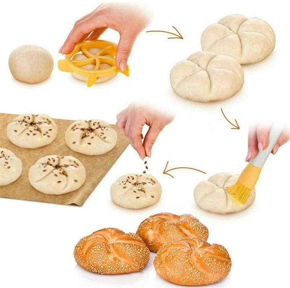 Kaiser Bread Roll, kaiser roll stamp,German Style 3 cups