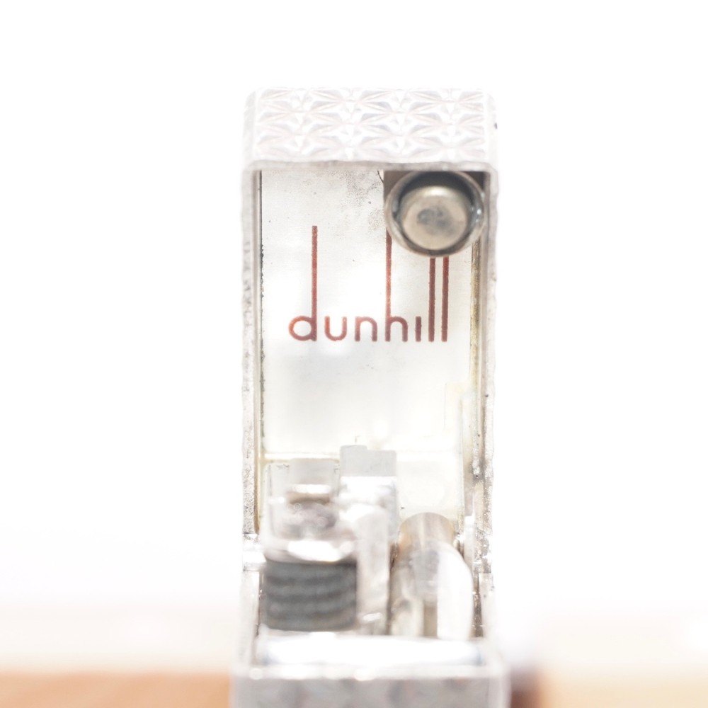 Dunhill Lighter Silver Botanical Pattern_Ultrasonically Cleaned_Working