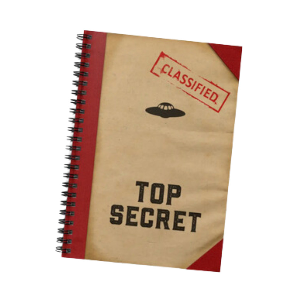 Trixie & Milo Top Secret Spiral Notebook