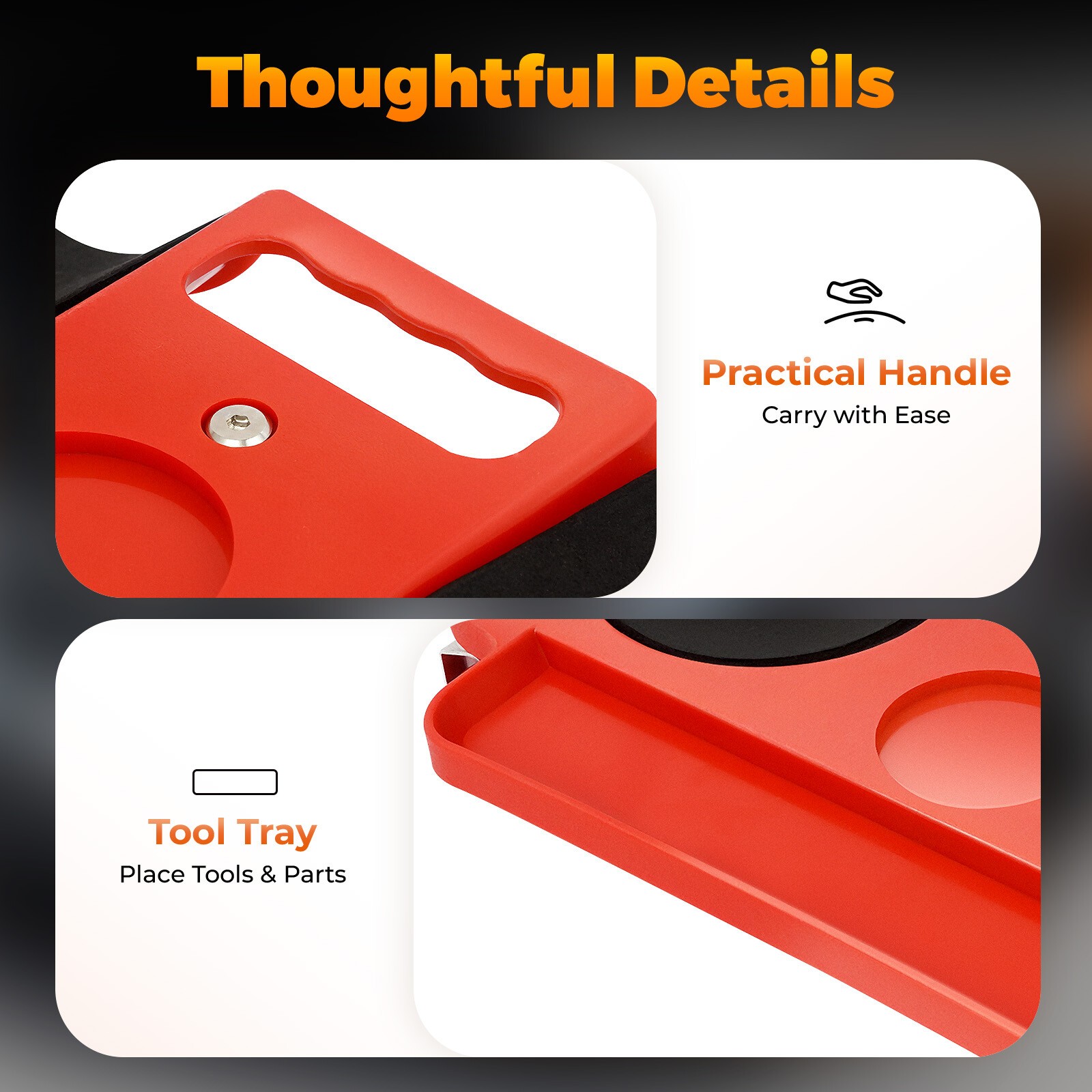 Universal Wheel Rolling Knee Cart Rolling Knee Pad for Mechanic Carpenter Floors