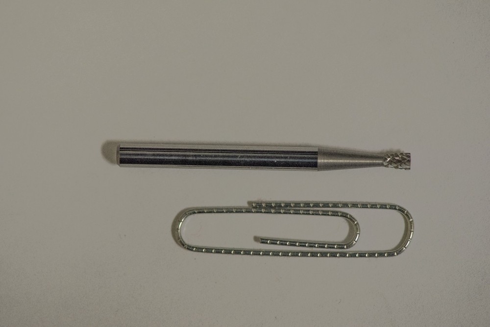 SN41D Taper Shape SOLID Carbide Burr Bur Cutting Tool Die Grinder Bit 1/8"