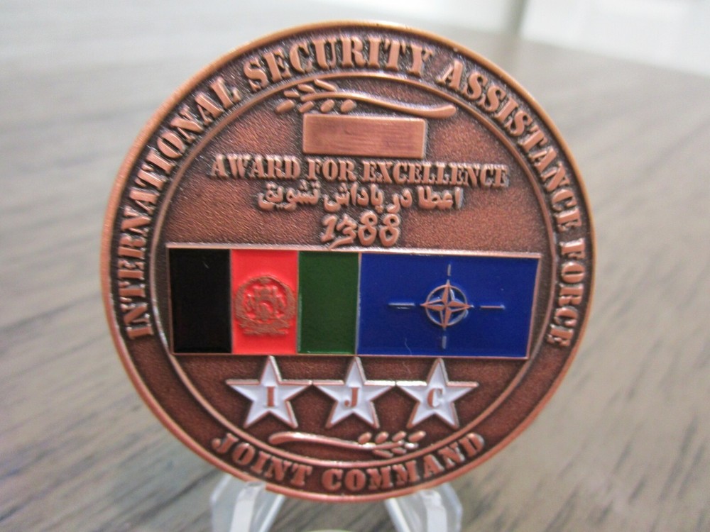 International Security Assistance Force Joint Command ISAF GWOT Challenge Coin