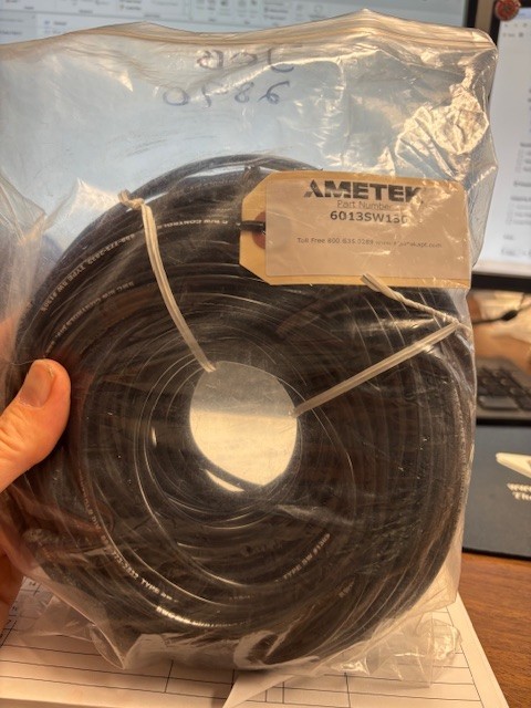 6013SW150 AMETEK ELECTRO SENSOR WIRE 150 FT SPOOL