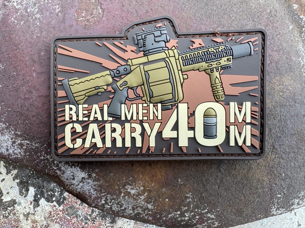 Patriot Patch Co. - Real Men Carry 40mm - Patch