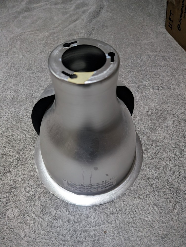 Lithonia Lighting Eight Inch Vertical Clear Diffuse Reflector