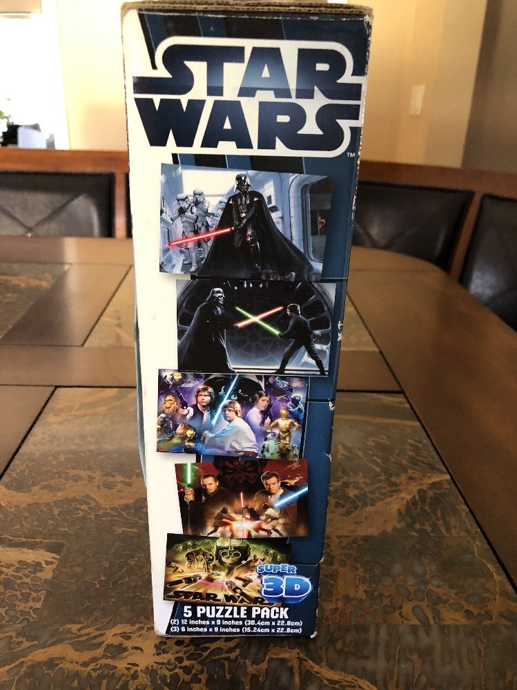 Star Wars super 3d puzzle 5 puzzle pack