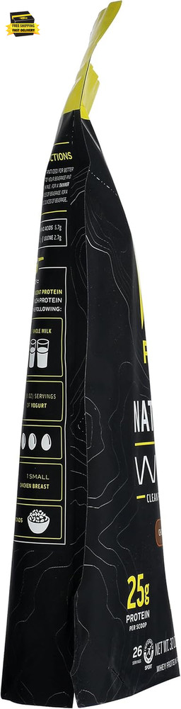 100% Whey Protein Powder - Post Workout Whey Protein Isolate, Zero Artificial Fl