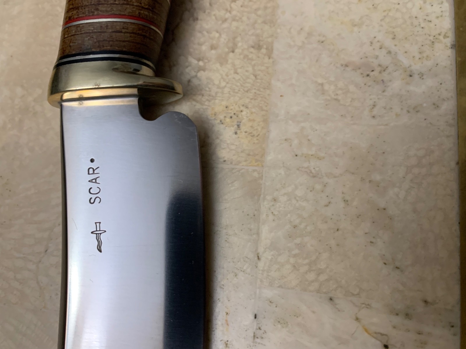 Scagel By SCAR Beautiful knife, Hunting...leather & stag handle, very well made