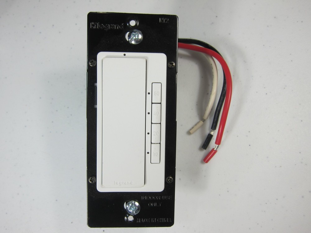 Legrand Radiant 4 Button Countdown Timer Switch RT2WCCV4 800W FREE SHIPPING