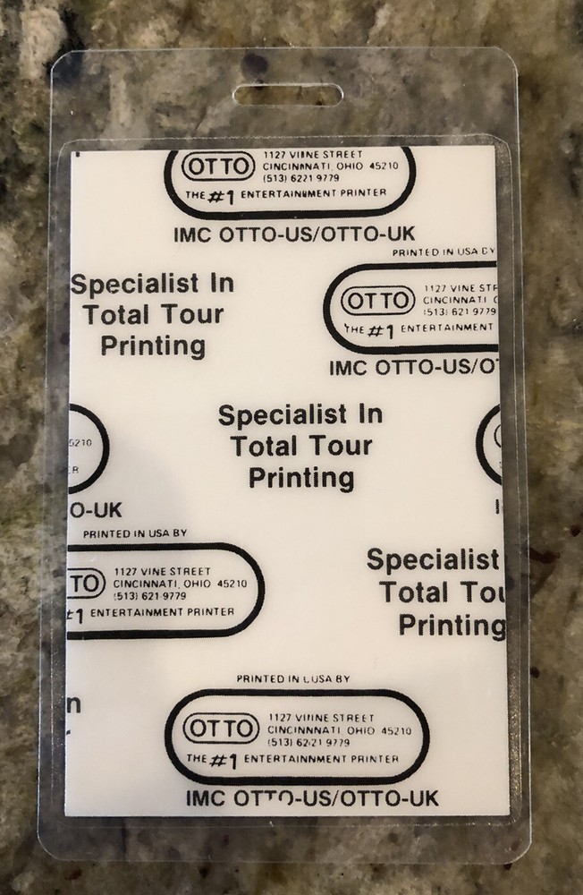 Original Kiss 1983 World Tour All Access Pass