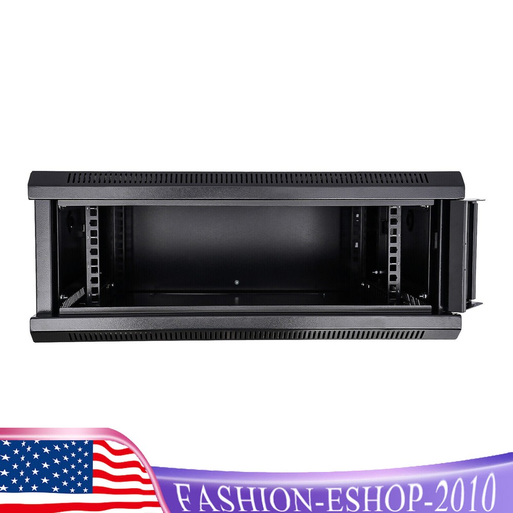 4U Server Cabinet Case Wall Mounted Network Server Data Cabinet Enclosure Rack