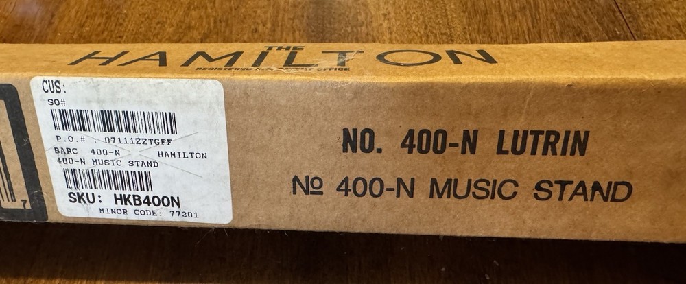 Hamilton Folding Music Stand Chrome