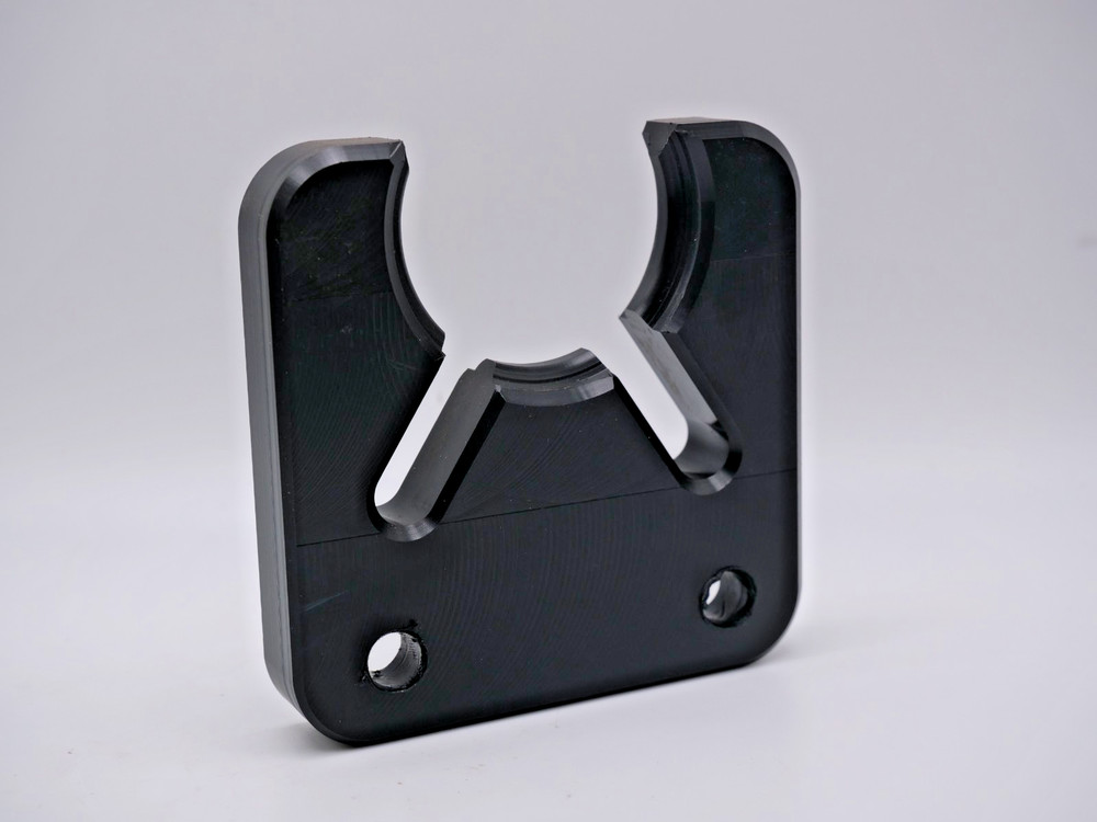 Custom Tool Clip –W/ Plastic Face Mount – CNC Tool Holder Support Bracket