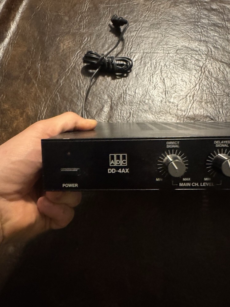 VINTAGE ADC DD-4AX STEREO DIGITAL DELAY PROCESSOR Powers On Untested