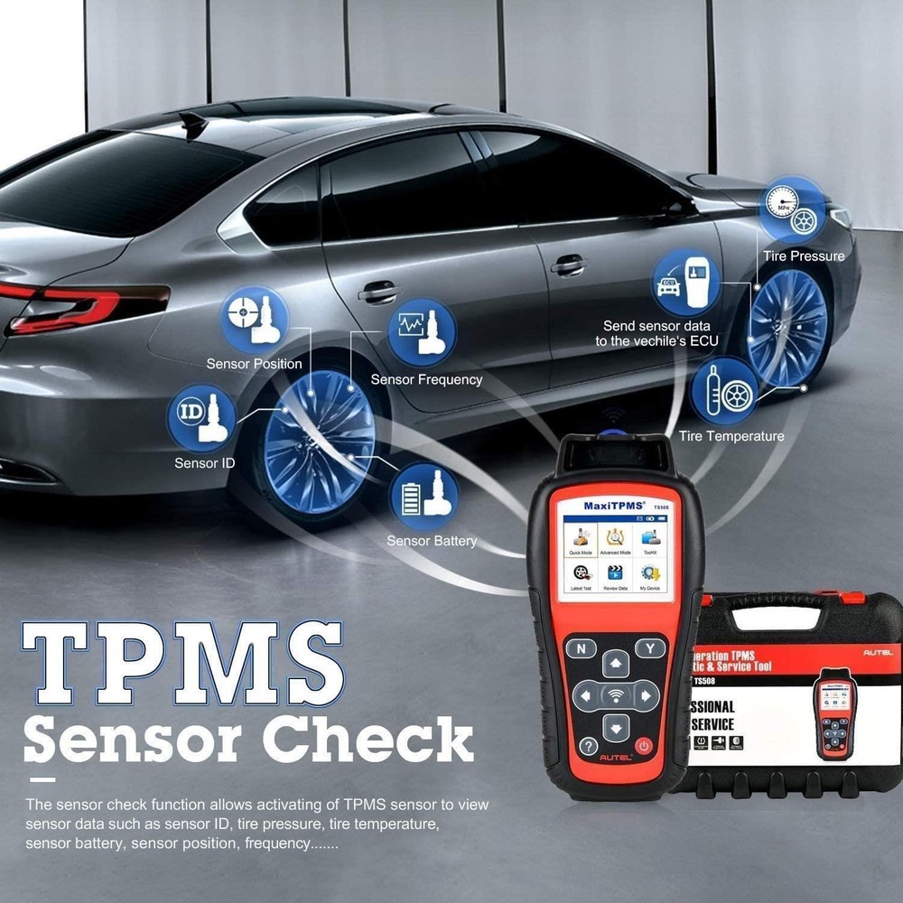 Autel MaxiTPMS TS508WF TPMS Relearn Tool TPMS Sensors Activate/Reset/Programming