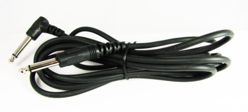 Guitar Amplifier Cable: 10ft (3m) Black Mono - Great Value!