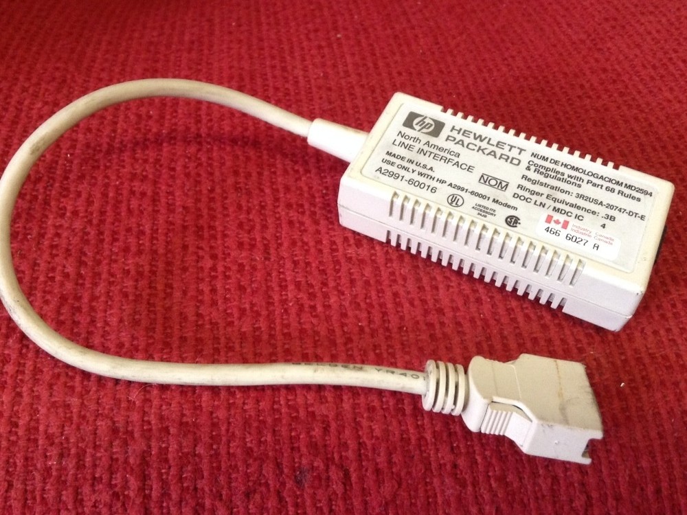 HP - Modem Line Interface Adapter - Part #A2991-60016