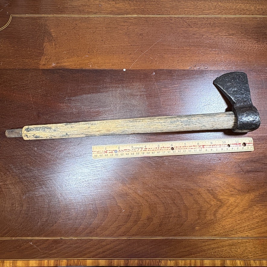 Antique Native American Tomahawk Trade Axe Hand Forged 18in Great Lakes Indian