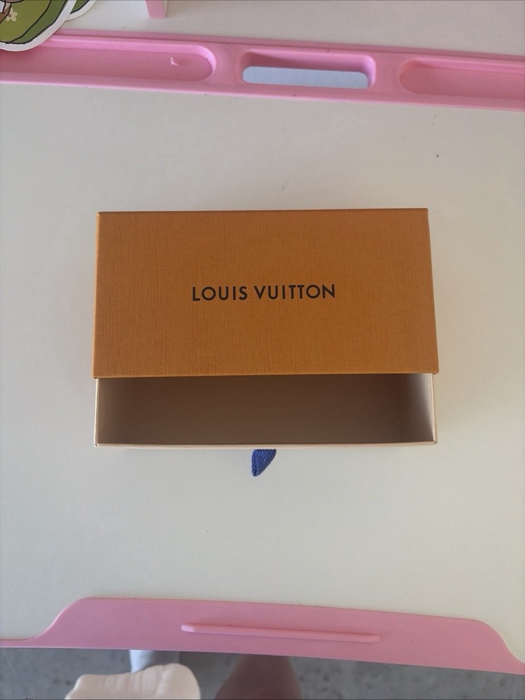 Louis Vuitton Orange Solid Rectangle Paper/Cardboard Gift Box, 8x4x2 in