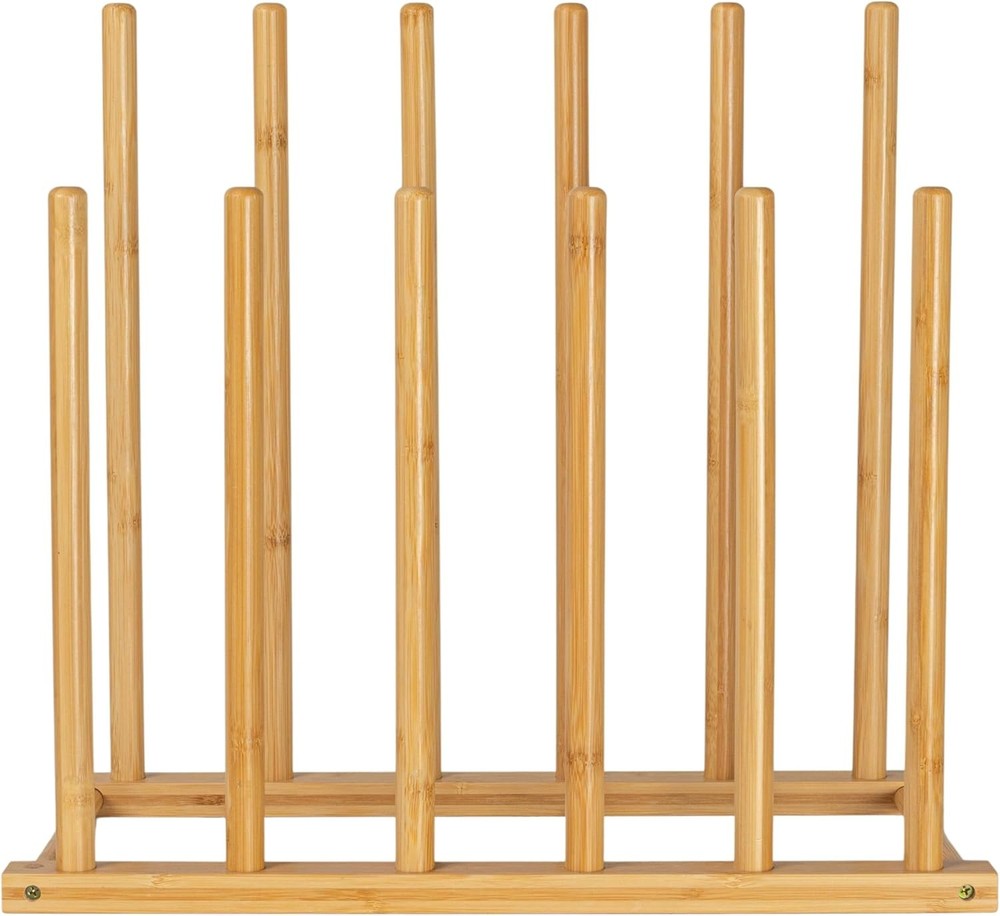 Bamboo 6 Pair Boot Rack Natural