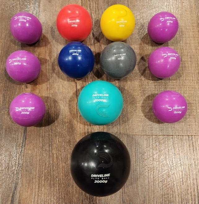 Driveline PlyoCare Balls Set Weighted Pitching Throwing Training 12 Balls