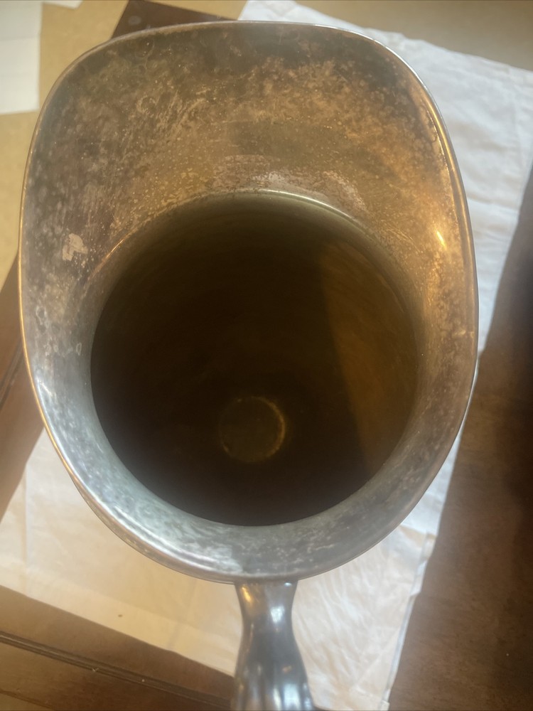 Silver Plated Pitcher , 9 Inches High ￼