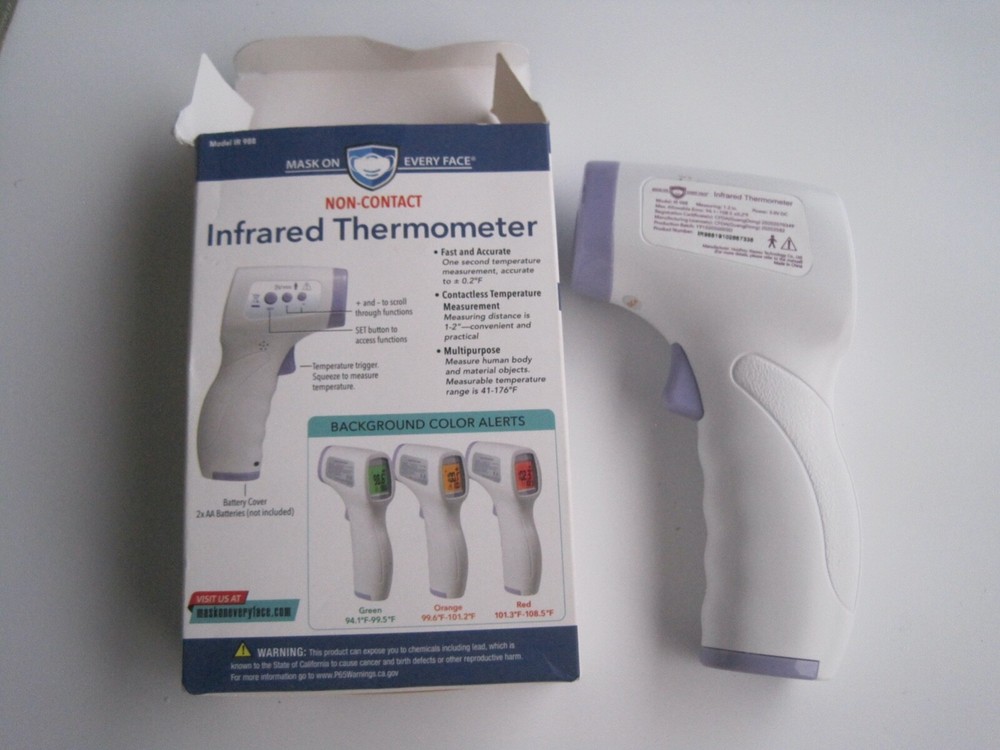 Infrared Thermometer W/ Box New
