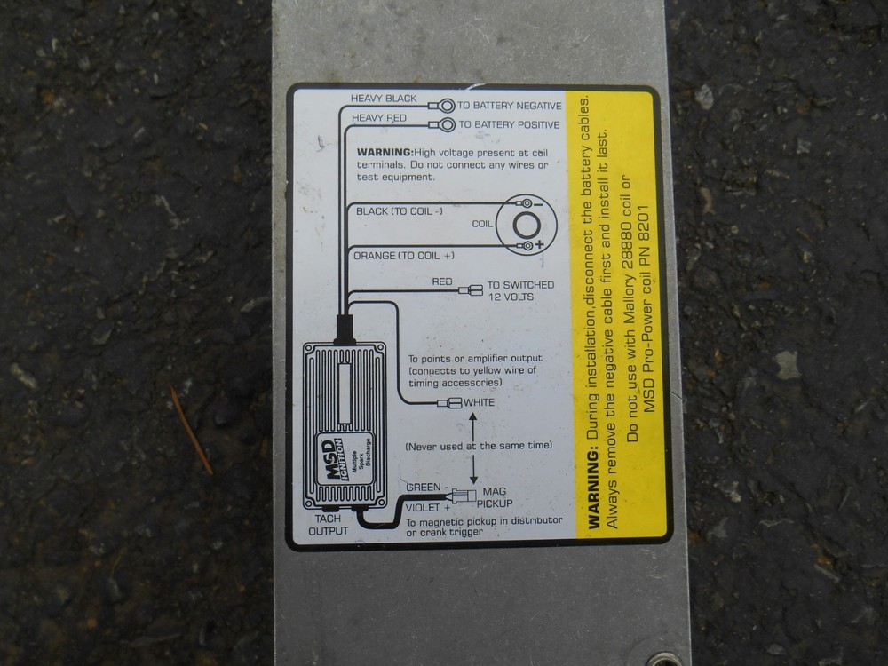 MSD 6A Electronic Ignition box PN 6200
