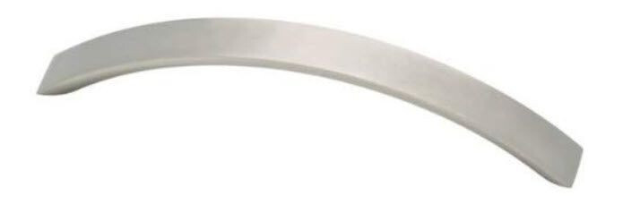 (5 Pack) 5 inch Modern Collection Flat Bow Pull Satin Nickel