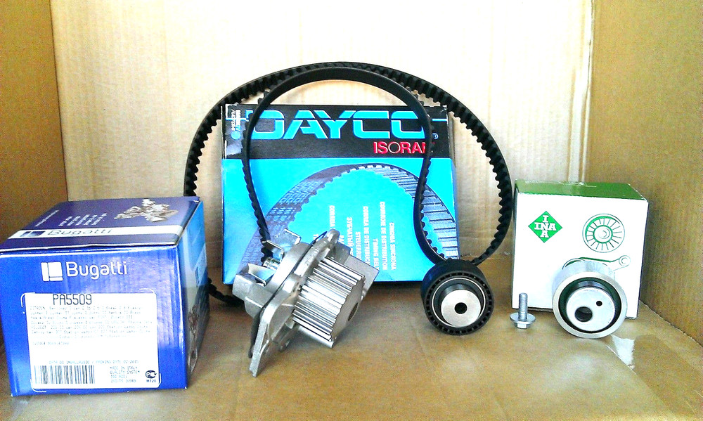 INA DISTRIBUTION KIT + WATER PUMP + BELT SERVICES FOR SKODA-SUPERB (3U4)-1.9 TDI