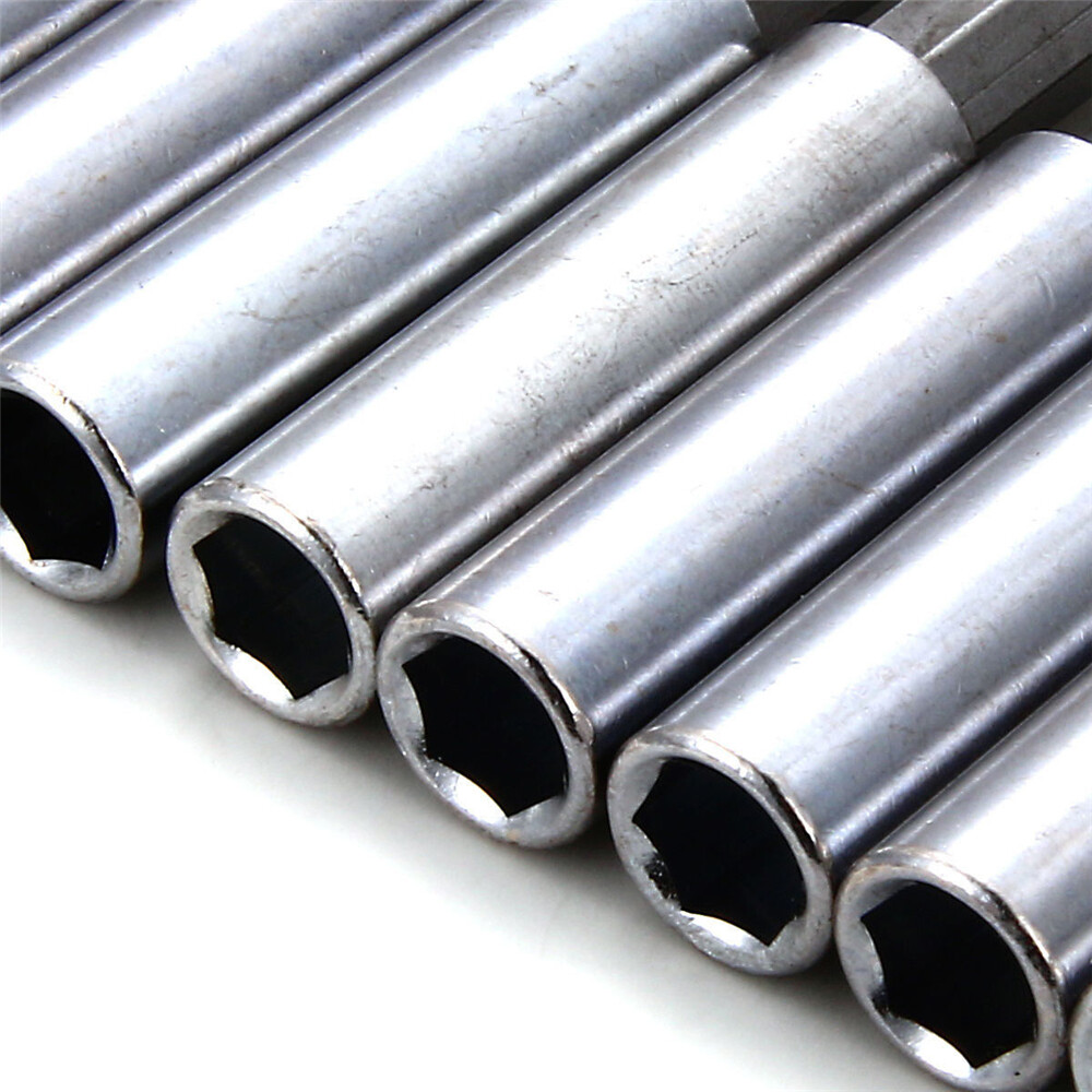 10Pcs Compact Magnetic Bit Tip Extensions Holder 1/4 Hex Shank Drive Guide US