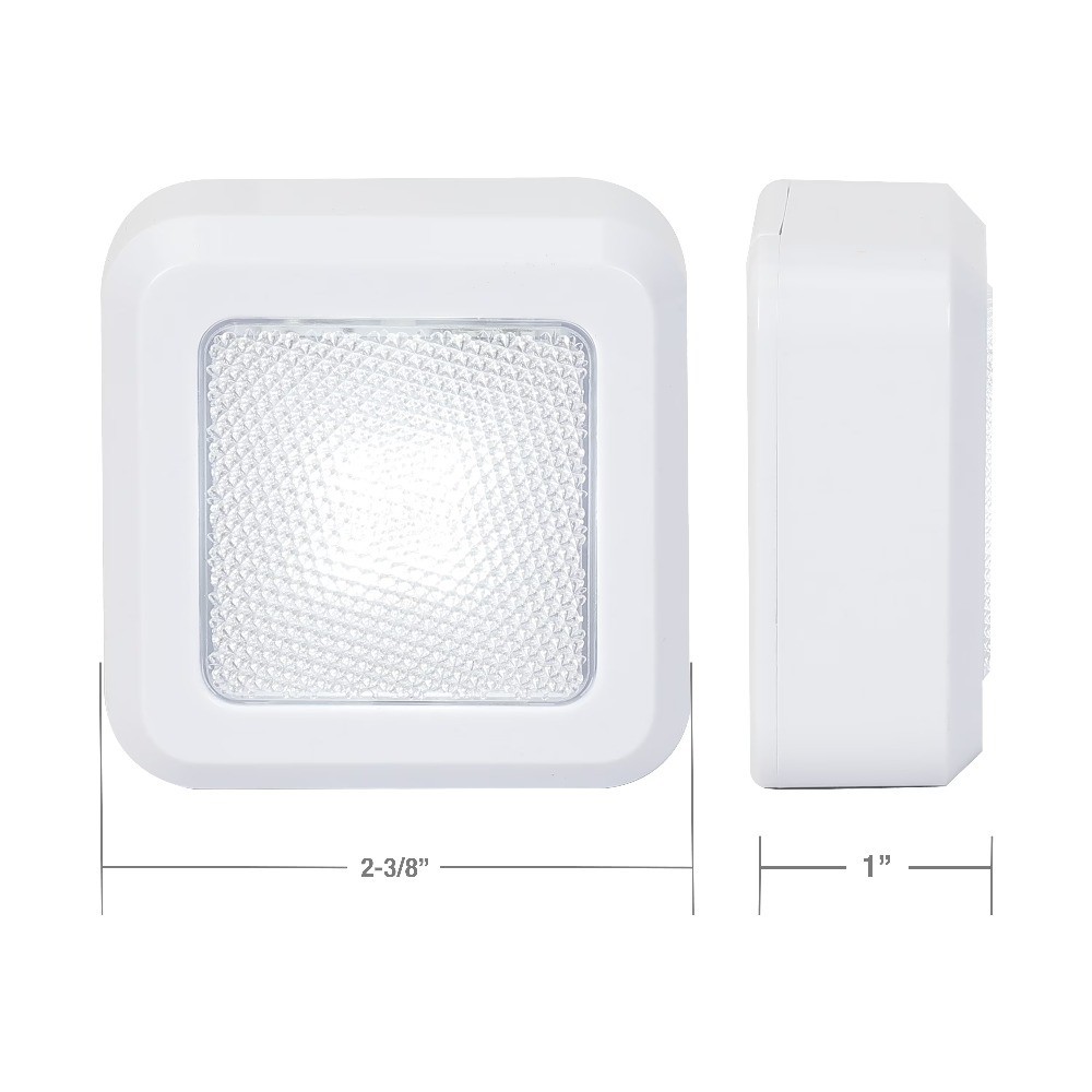 Wireless LED Puck Lights 5-Pack 100 Lumens Battery Powered Dimmable Under