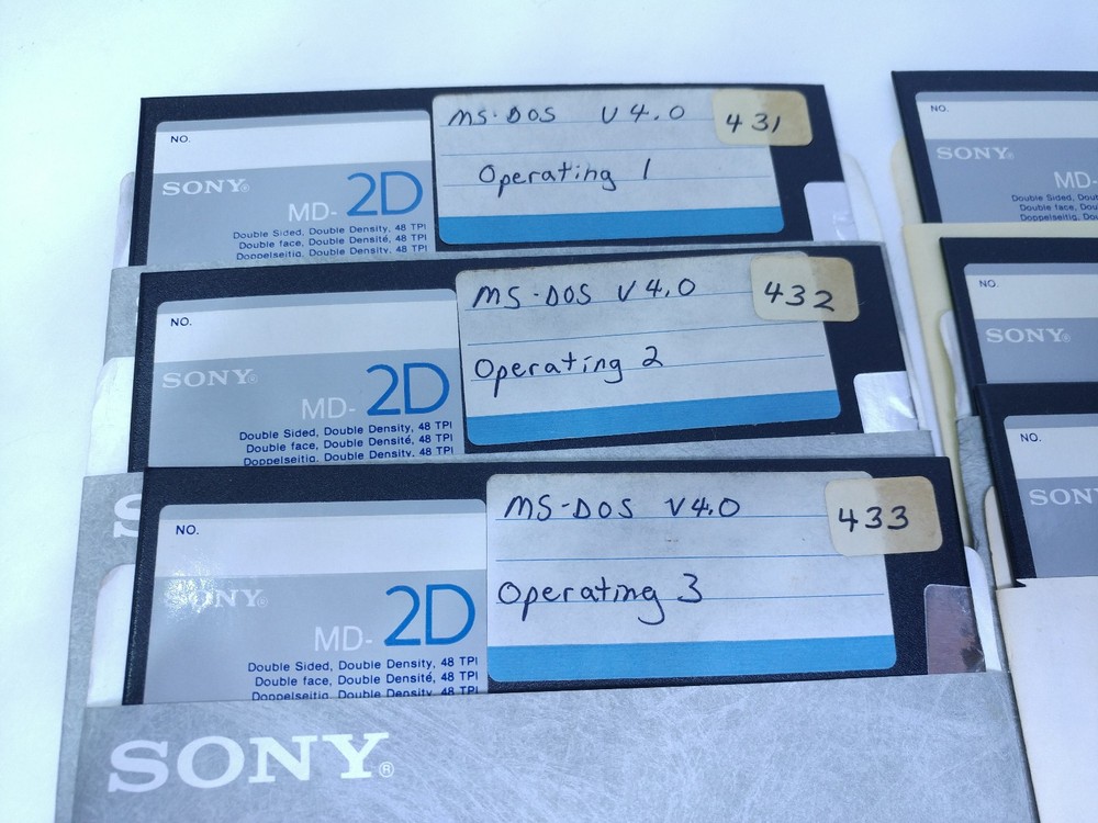 MS-DOS 4.0 FLOPPY DISKS SET