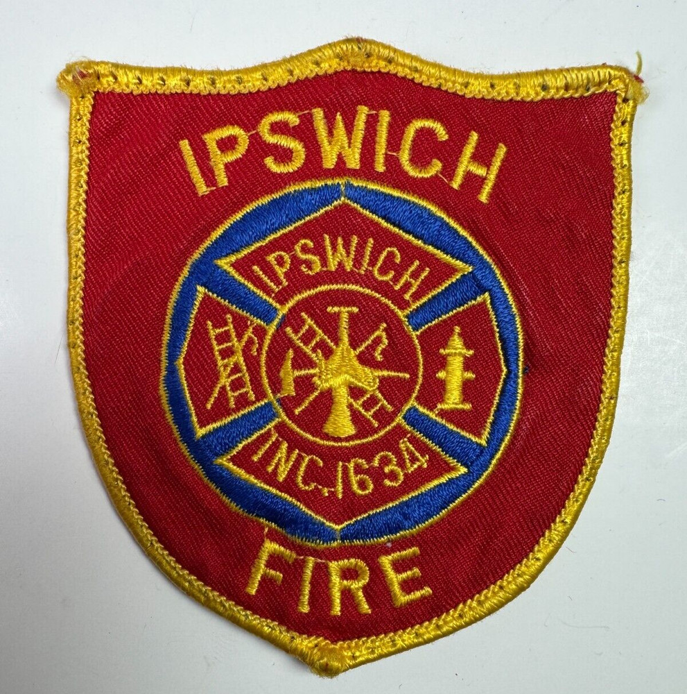 Ipswich Fire Massachusetts MA Patch A5