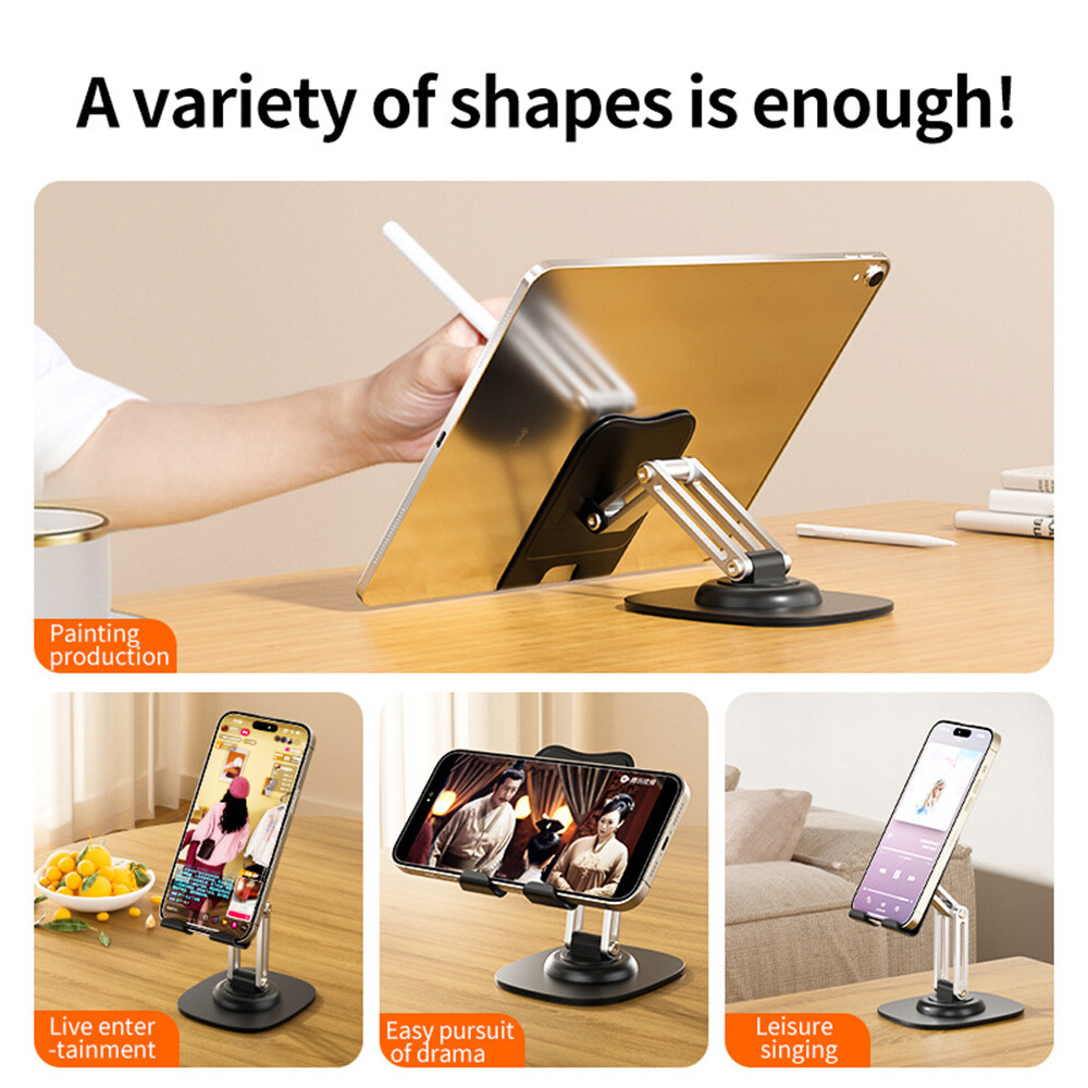 Adjustable Universal Tablet Stand Desk Holder Mount For Cell Phone iPad iPhone