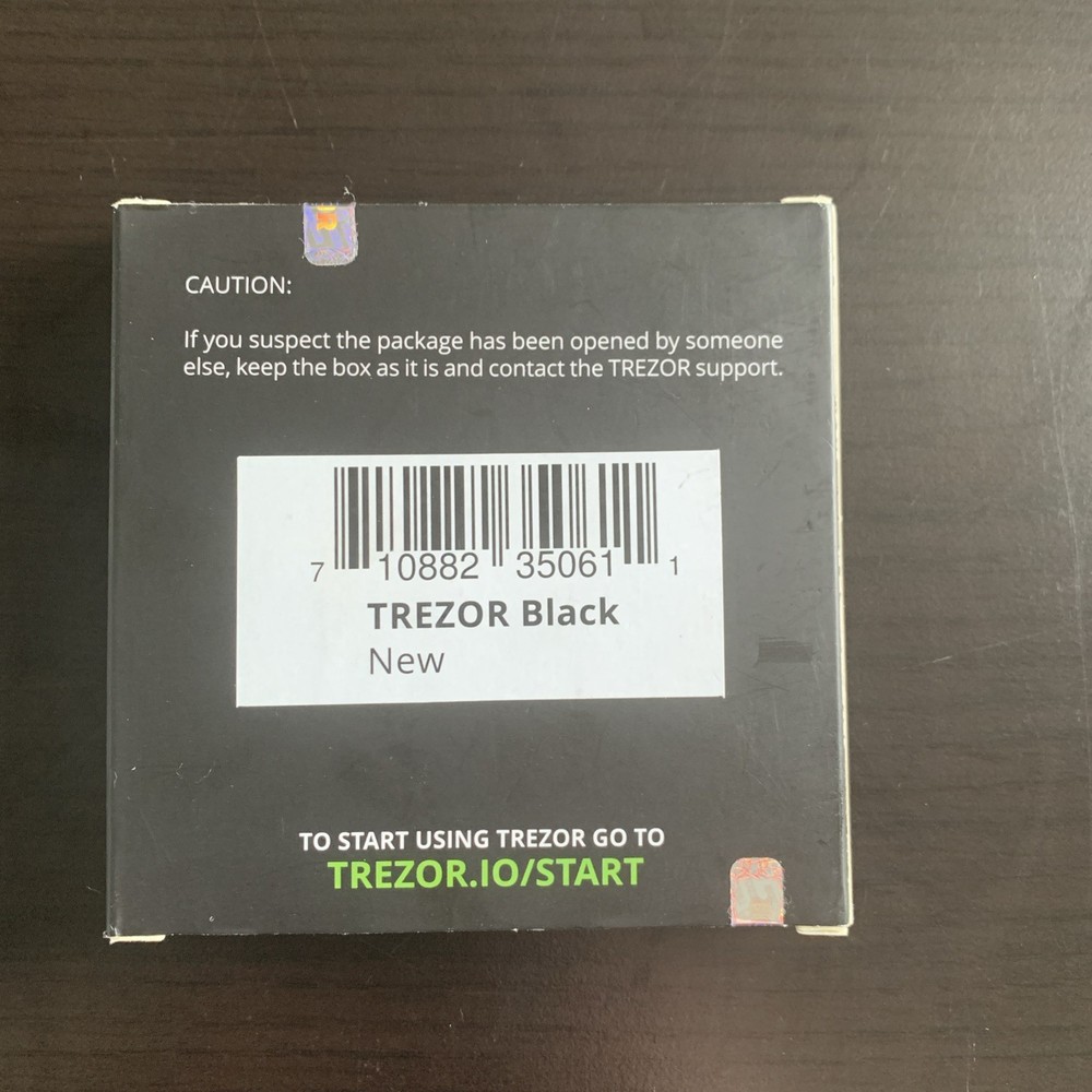 Trezor Model One Hardware Wallet - Secure Crypto Storage for BTC, ETH & More