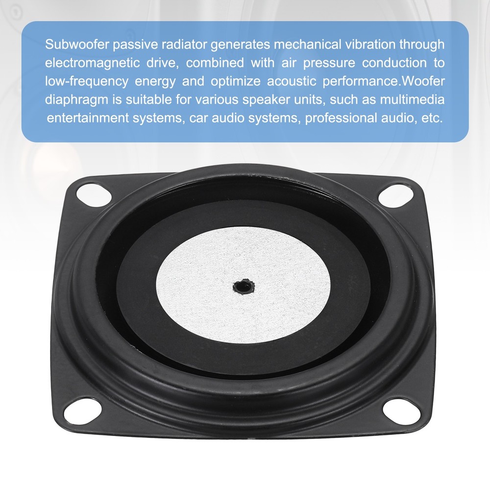 2 Pcs Passive Radiator 2 Inch Woofer Vibrating