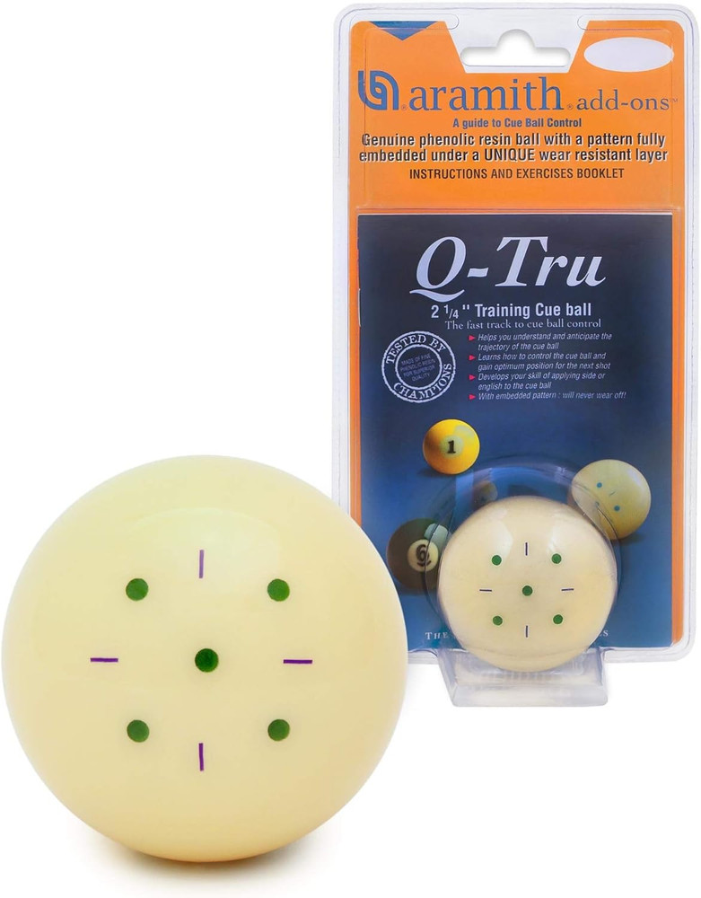 Q-Tru Training Cue Pool Billiard Ball