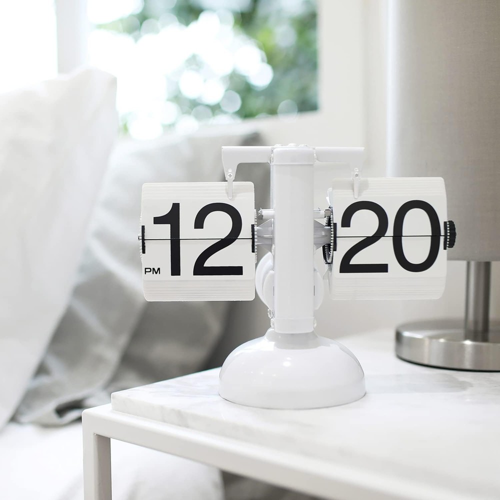 Flip Desk Clock Retro Vintage Design Auto Flip Clock Desk Clock Table Clock