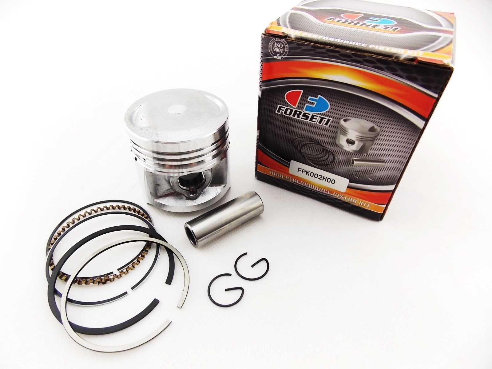 HONDA XR80 79-03 STD FORSETI PISTON KIT 47.5mm RINGS PIN CLIPS