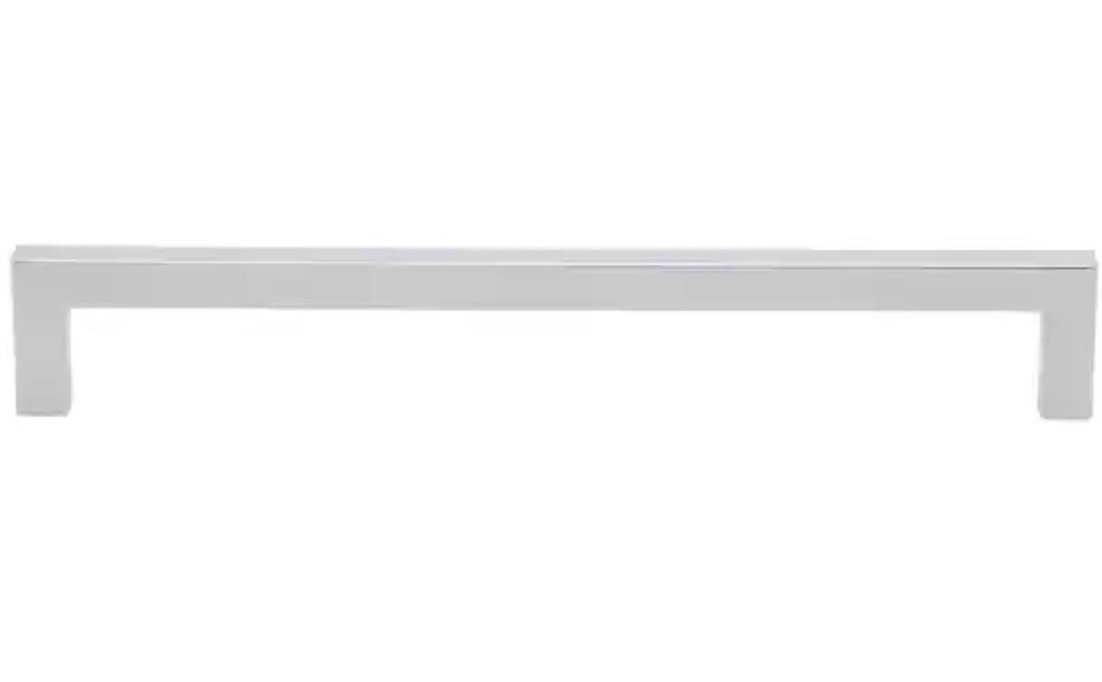 7-9/16"Solid Square Slim Bar Pull Satin Nickel-21683-192-SN-1(10-pack)
