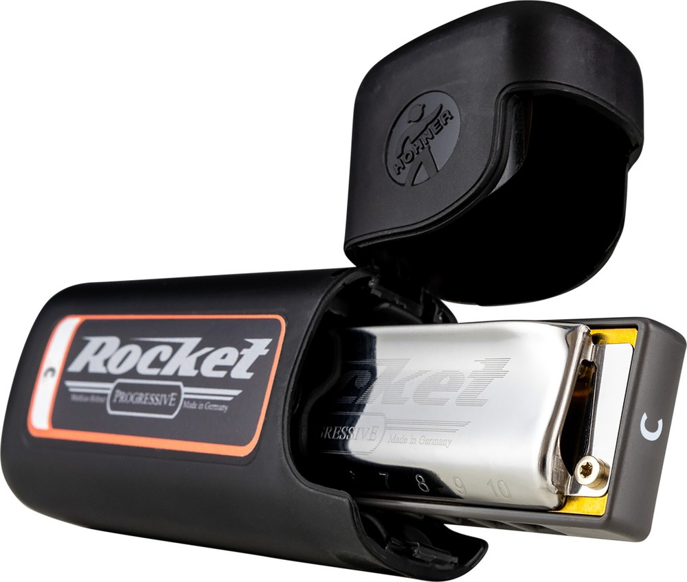 Hohner Progressive Rocket Harmonica - Key of C w/ Case