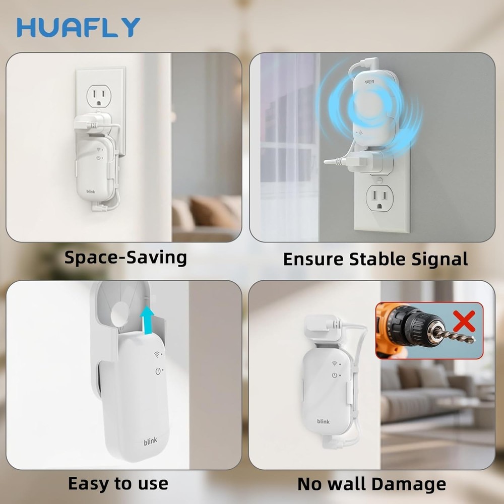 Compact Wall Mount for Blink Sync Module Core - Easy Installation, No Mess