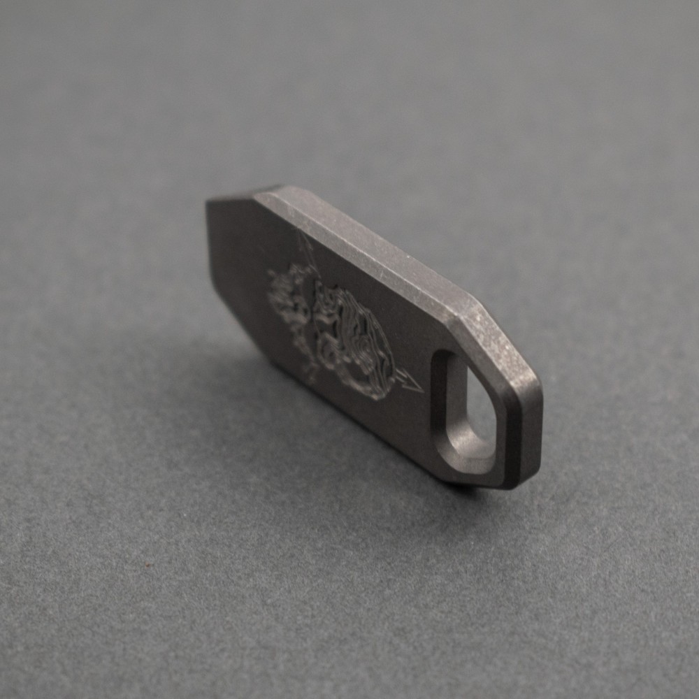 NEW! Guething Bug Pathfinder TAD Edition, "Two-Tone" Titanium EDC Prybar