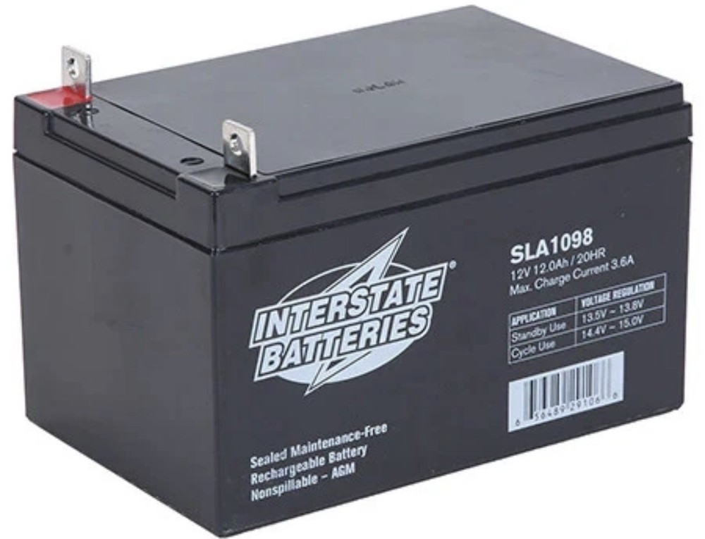 Interstate Battery - SLA1098 - 12 volt 12 amp - Interstate Battery