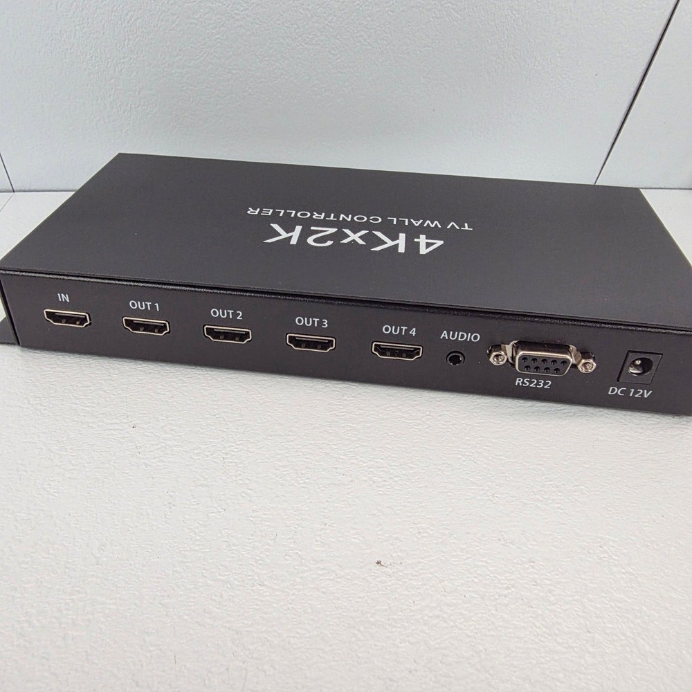4Kx2K TV Wall Controller Video Processor 4x HDMI Input 4x HDMI Output Remote