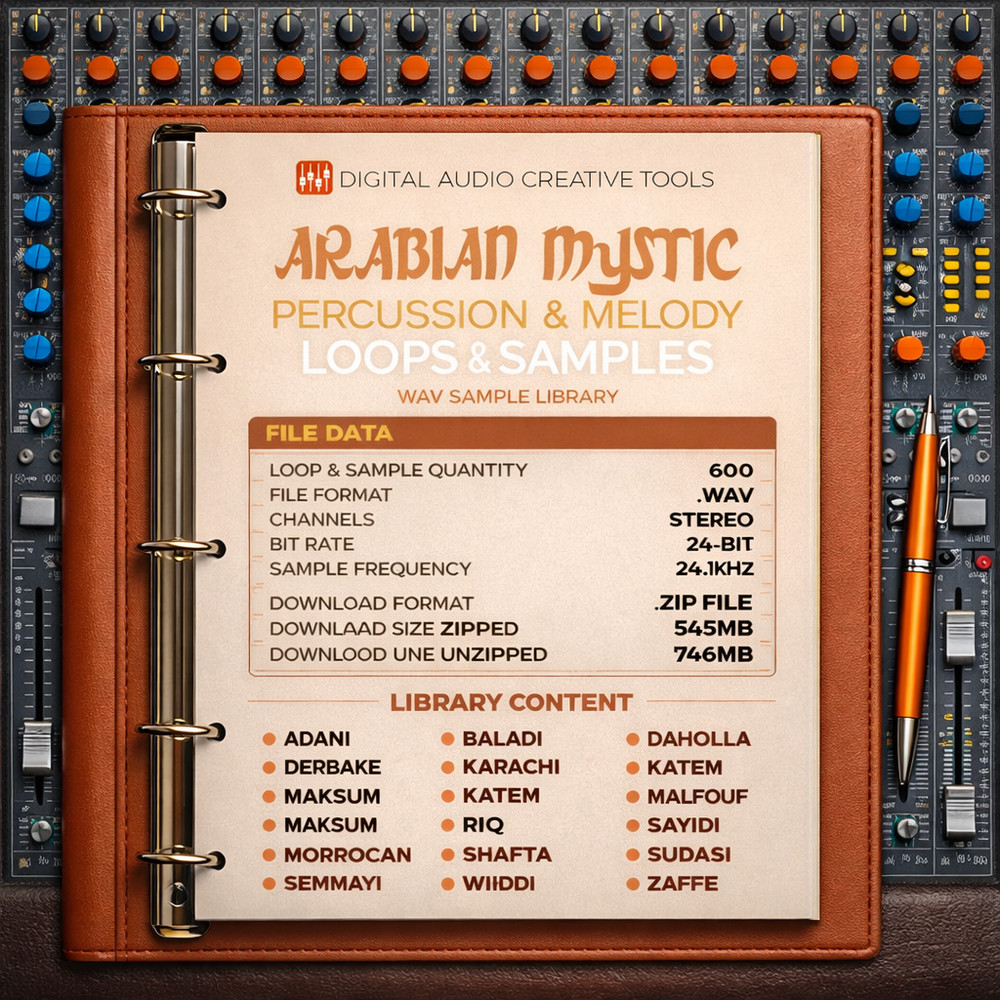 Arabian Mystic Percussion Sample Library