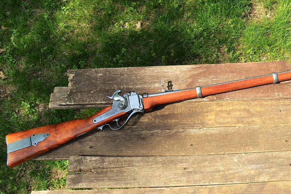 Sharps 1859 Military Civil War Rifle - Old West - Union Cavalry - Denix Replica